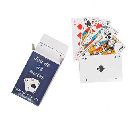 Jeu de cartes poker pas cher - Jeu de 32 cartes