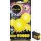 ballons gonflables lumineux jaunes