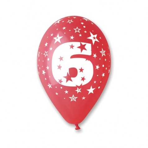 Ballons Anniversaire 6 Ans Pas Chers Ballons Gonflables Chiffre 6