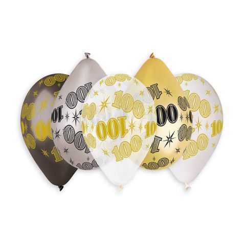 Ballons Anniversaire 100 Ans Ballons De Baudruche Chiffre 100