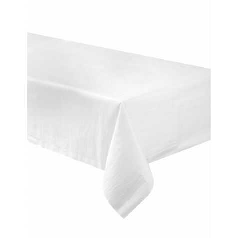 Nappe en papier rectangulaire blanche - Nappe rectangulaire jetable