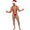 Mankini humoristique Père Noël homme