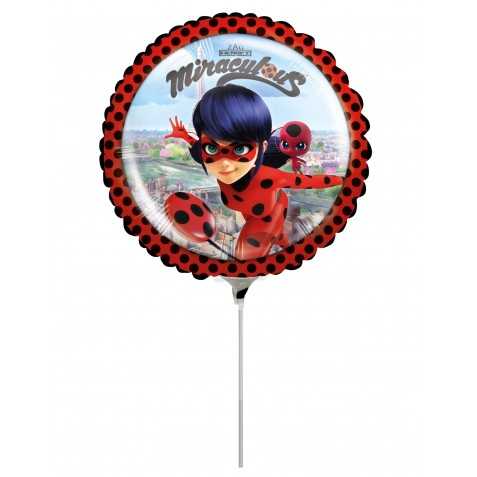 Petit ballon aluminium Ladybug 23 cm