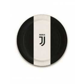 8 Petites assiettes en carton Juventus 18 cm