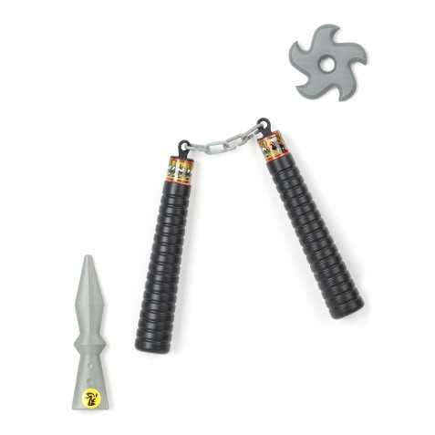 Kit ninja nunchaku enfant en plastique