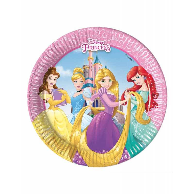 Assiettes Anniversaire Princesses Disney