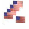 12 pics drapeaux USA 11x7,5 cm