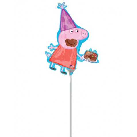 Petit Ballon aluminium Peppa Pig 25 X 33 cm