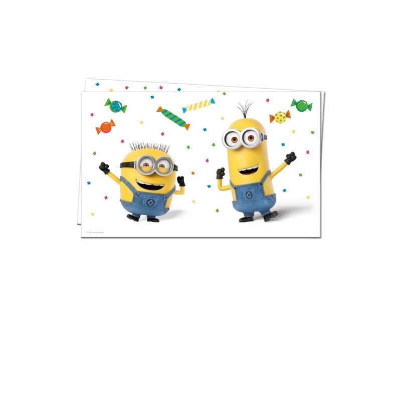 Nappe Anniversaire Les Minions Monsieur Paillettes