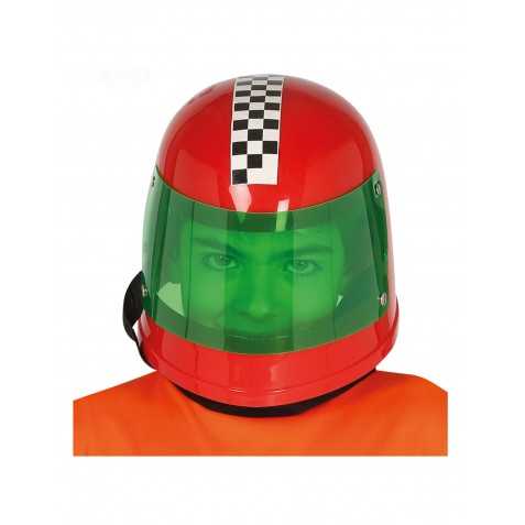 Casque pilote formule 1 rouge enfant