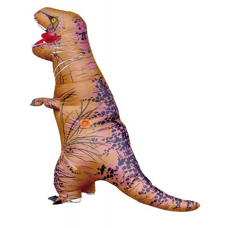 Costume adulte gonflable gris Dinosaure REF/23159
