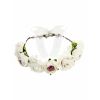 Couronne de fleurs blanches