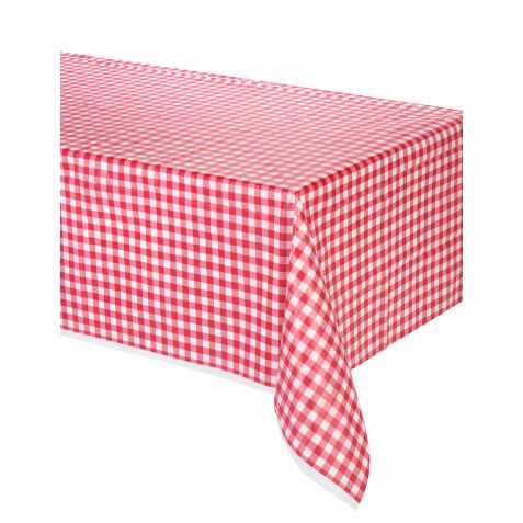 Nappe vichy à carreaux rouges et blancs